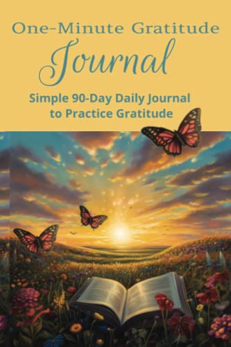 One-Minute Gratitude Journal cover